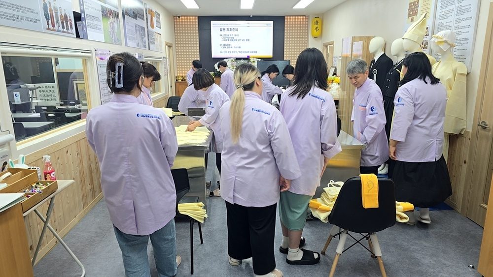 나눔장례지도사교육원 입관실습 교육