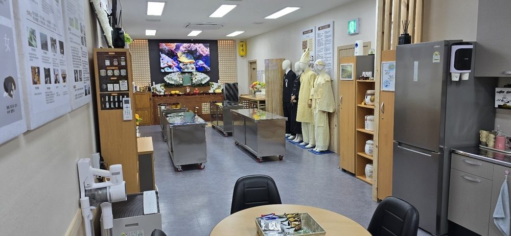 나눔장례지도사교육원 2024.03월 교육장 내부 전경시설